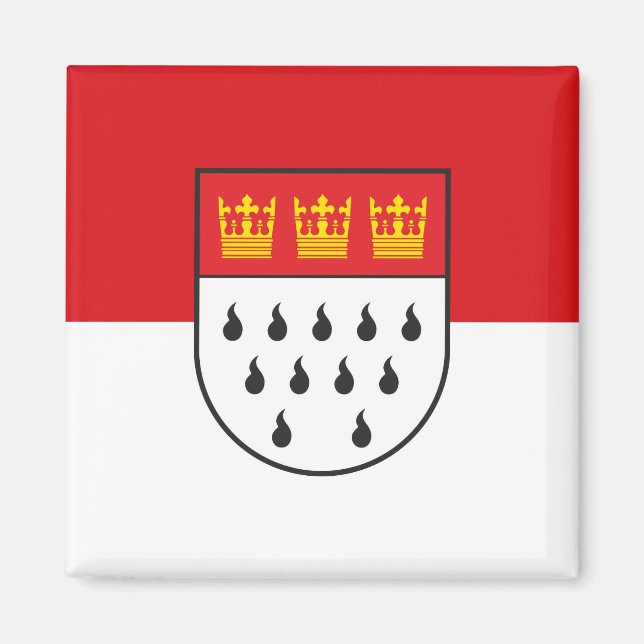 Koln city flag germany symbol Cologne Köln Magnet (Front)
