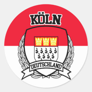 Köln Classic Round Sticker
