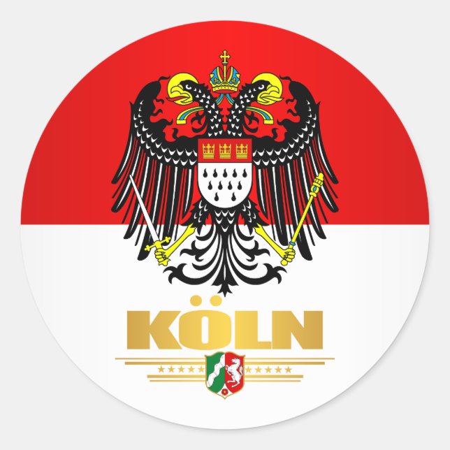 Koln (Cologne) 2 Classic Round Sticker (Front)