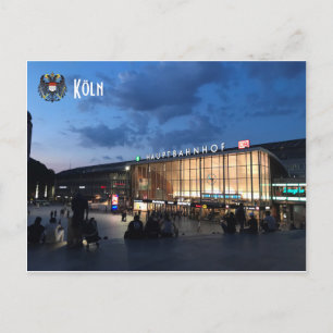 Koln Hauptbahnhof Postcard