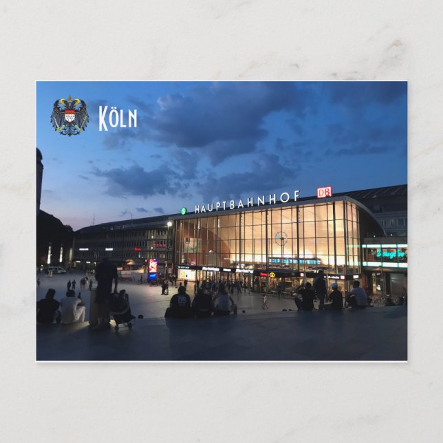 Koln Hauptbahnhof Postcard (Front)
