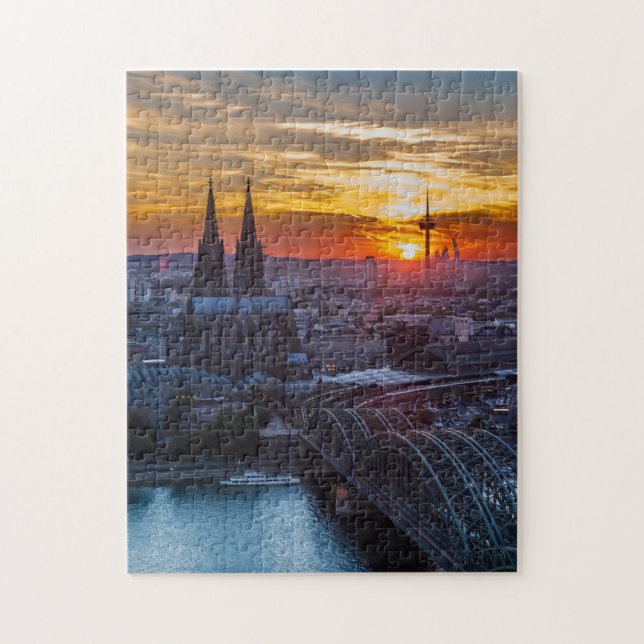 Köln Skyline Puzzle (Vertical)