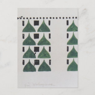 Koloman Moser- Draught for wall decoration Postcard