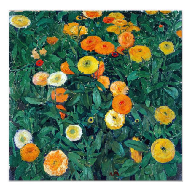 Koloman Moser Marigolds Poster (Front)