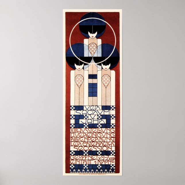 KOLOMAN MOSER V Sacrum V Jahr Vienna Secession Poster (Front)