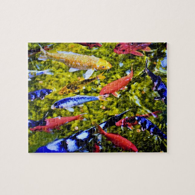 Kolorful Kauai Koi Jigsaw Puzzle (Horizontal)