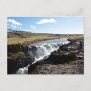 Kolufossar Falls, Iceland Postcard