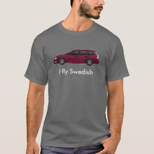 kombi_merlot, I fly Swedish T-Shirt