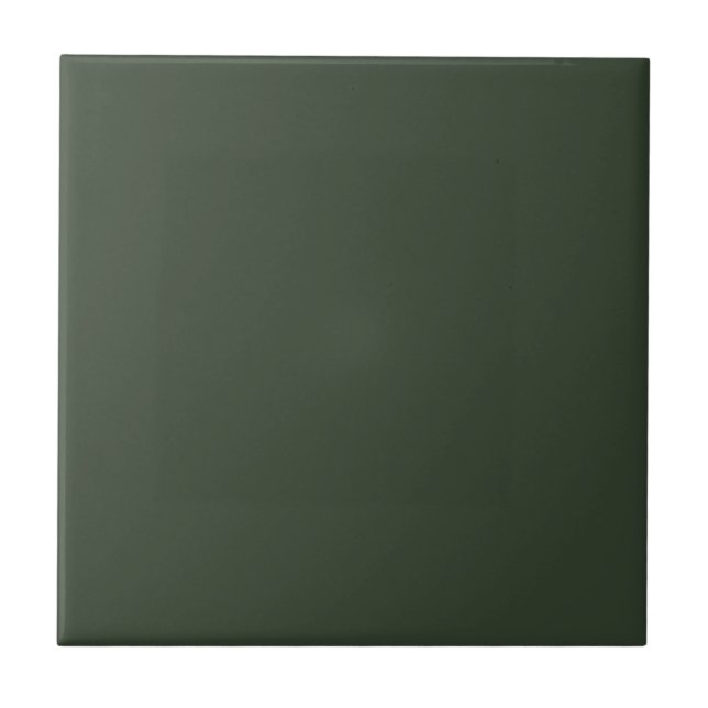 Kombu Green Solid Colour Tile (Front)