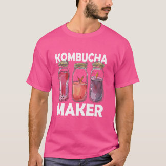 Kombucha Benefits Brewer Maker Tea Lover Kombucha T-Shirt
