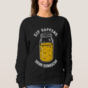 Kombucha Benefits Brewer Maker Tea Lover Sweatshirt