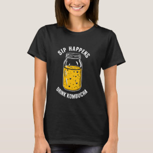 Kombucha Benefits Brewer Maker Tea Lover T-Shirt