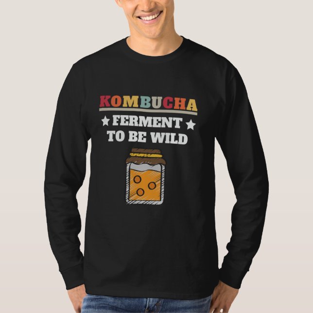 Kombucha Tea Lover Fermented T-Shirt (Front)