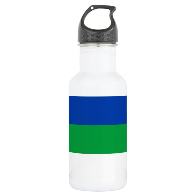 Komi Republic Flag 532 Ml Water Bottle (Front)