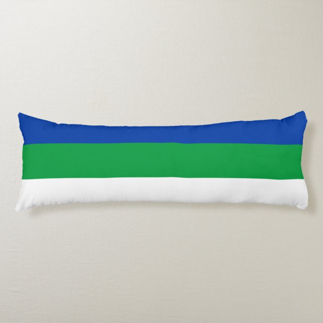 Komi Republic Flag Body Cushion (Front)