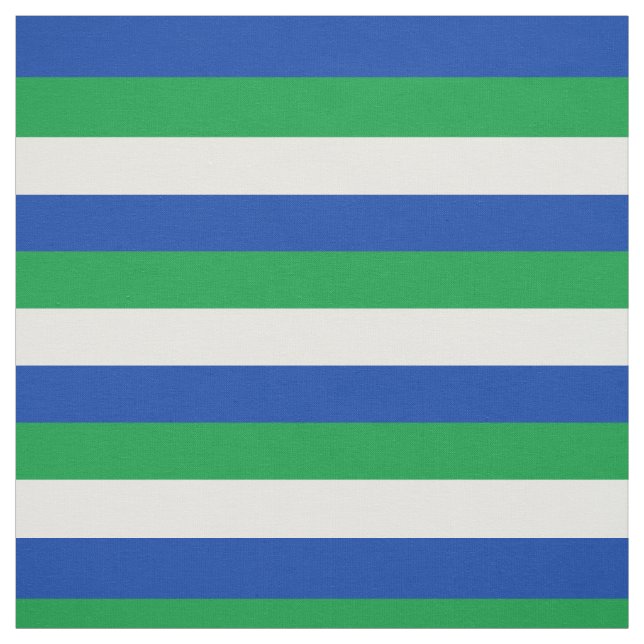 Komi Republic Flag Fabric (Swatch)