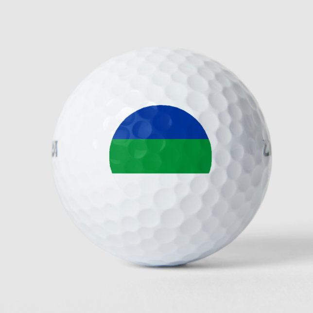 Komi Republic Flag Golf Balls (Front)