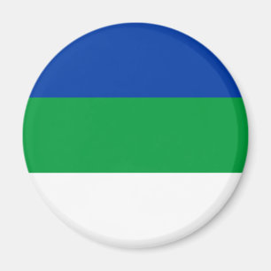 Komi Republic Flag Magnet