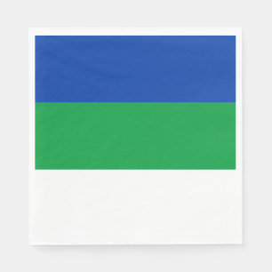 Komi Republic Flag Napkin