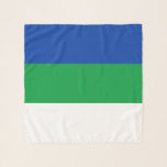 Komi Republic Flag Scarf<br><div class="desc">Patriotic flag of Komi Republic.</div>