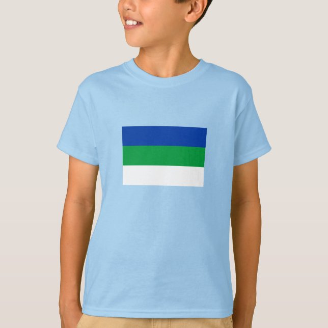 Komi Republic Flag T-Shirt (Front)
