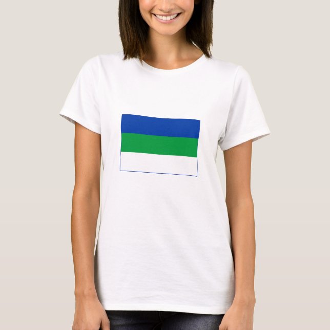 Komi Republic Flag T-Shirt (Front)