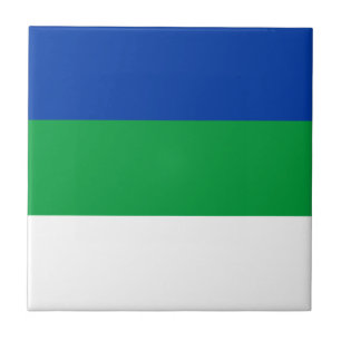 Komi Republic Flag Tile