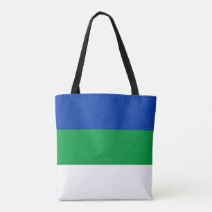 Komi Republic Flag Tote Bag