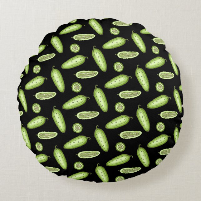 Komkommers Round Cushion (Front)