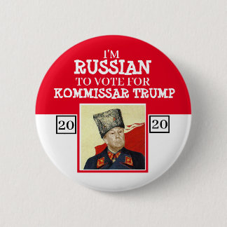 Kommissar Trump 6 Cm Round Badge