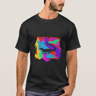 Komodo Dragon Animal Mosaik Puzzle T-Shirt