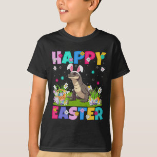 Komodo Dragon Easter Egg Hunt Bunny Ear Komodo Dra T-Shirt