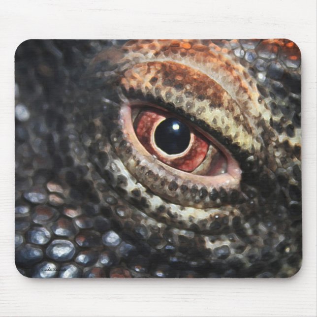 Komodo Dragon Eye mousepad (Front)
