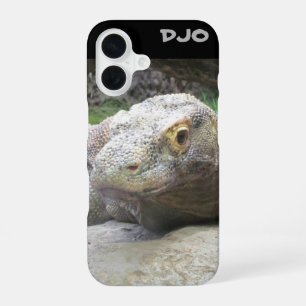 Komodo Dragon Face iPhone 16 Case