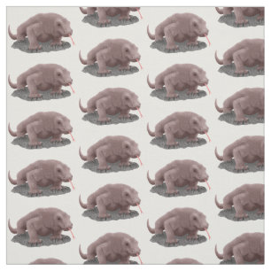 Komodo dragon illustration fabric