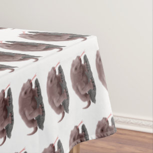 Komodo dragon illustration tablecloth