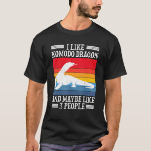 Komodo Dragon Lizard Animal Reptile Bearded Lizard T-Shirt