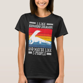 Komodo Dragon Lizard Animal Reptile Bearded Lizard T-Shirt