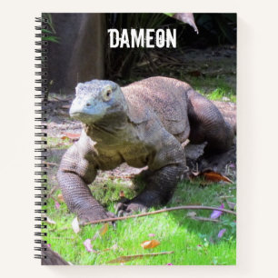 Komodo Dragon Personalised Notebook - 2 photos