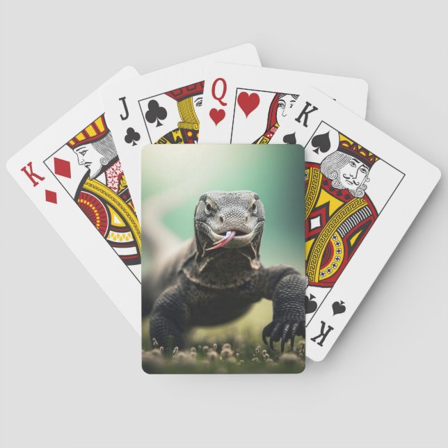 Komodo Dragon Playing Cards (Back)