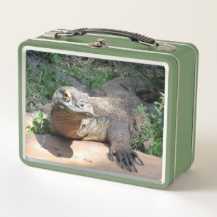 Komodo Dragon -Wild Animal - Metal Lunch Box