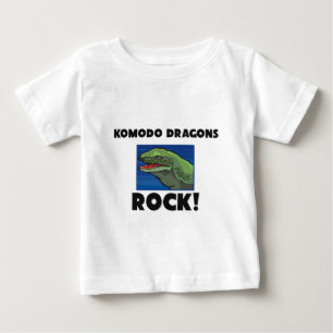 Komodo Dragons Rock Baby T-Shirt