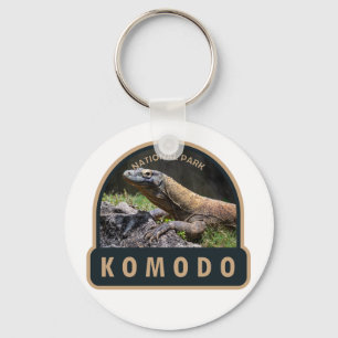 Komodo National Park Indonesia Vintage Key Ring