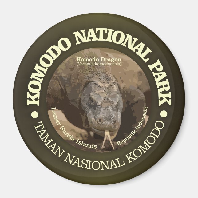 Komodo National Park Magnet (Front)