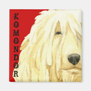 Komondor Color Block Magnet