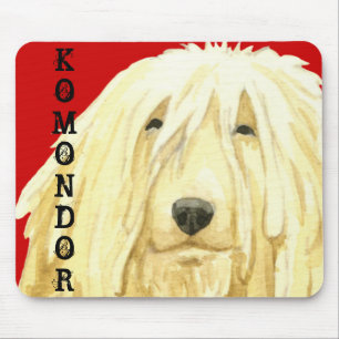 Komondor Colour Block Mouse Mat