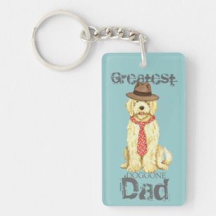 Komondor Dad Key Ring