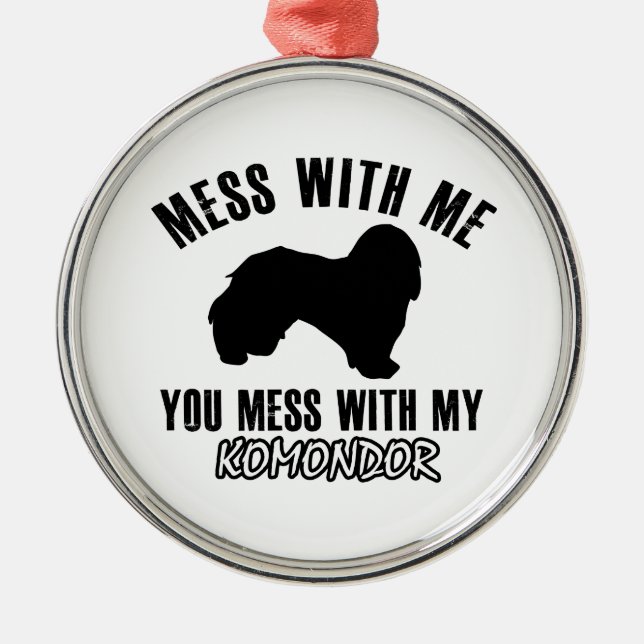 komondor designs metal tree decoration (Front)