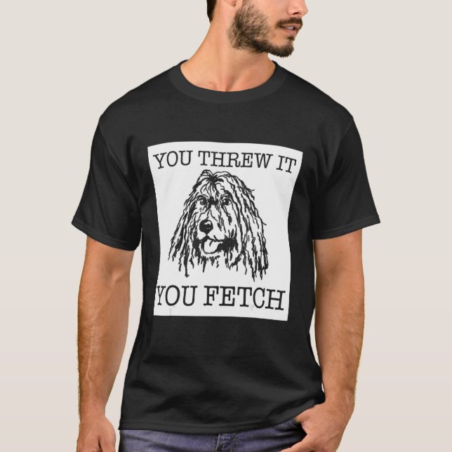 Komondor  dog T-Shirt (Front)