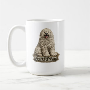 Komondor – Fluffy Outside Fearless Inside Coffee Mug